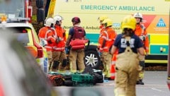 Vor der Heaton Park Hebrew Congregation Synagogue kam es am Donnerstag zu einem Angriff mit drei ...