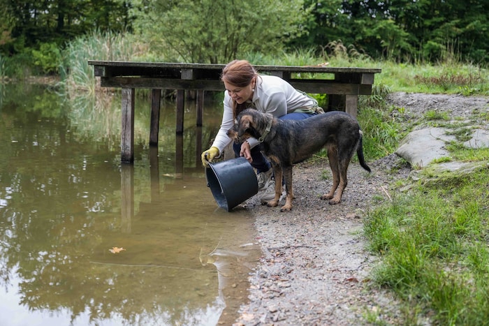 Monika Meder und „Charly“