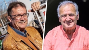 Für Karl Kollingbaum (li., 66) war gestern Schluss, Gerhard Klaffner (73) folgt am 31. Oktober. 