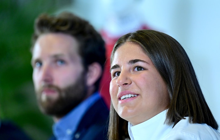 Bürgler am Podium mit Mraco Schwarz