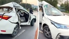 Unglaublich, dass sich dieses Fahrzeug überhaupt noch vorwärts bewegen lässt.