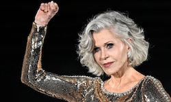 Jane Fonda tritt in die Fußstapfen ihres Vaters Henry Fonda und erweckte eine Protestbewegung ...