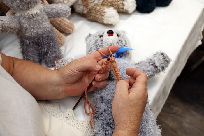 The money was sewn into a teddy bear. (symbolic image)