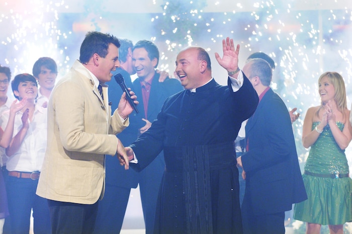 Gratulationen gab es damals auch von Showmoderator Marc Pircher.