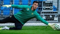 Kann Rapid-Goalie Niklas Hedl heute in Posen „die Null“ festhalten?