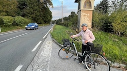 Am Föhrenwald wird es für Radfahrer sehr gefährlich. 