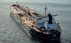 Der Tanker wird verdächtigt, als Startplattform für Drohnen gedient zu haben, die zuvor dänische ...