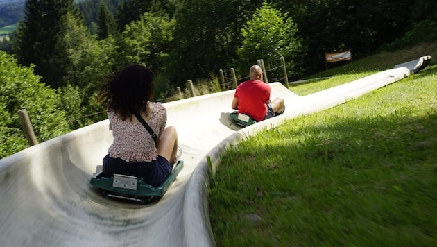 Bei Gästen und Einheimischen seit den 80ern beliebt: die Sommerrodelbahn in Saalfelden