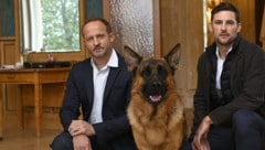 „Rex“ mit seinen beiden Herrchen