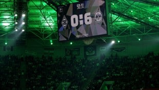 Gladbach lag beim 4:6 gegen Frankfurt schon mit 0:6 zurück.