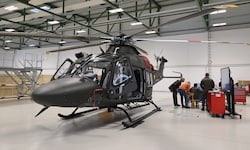 Zwölf neue Leonardo-Hubschrauber nehmen Kurs auf Aigen im Ennstal. 