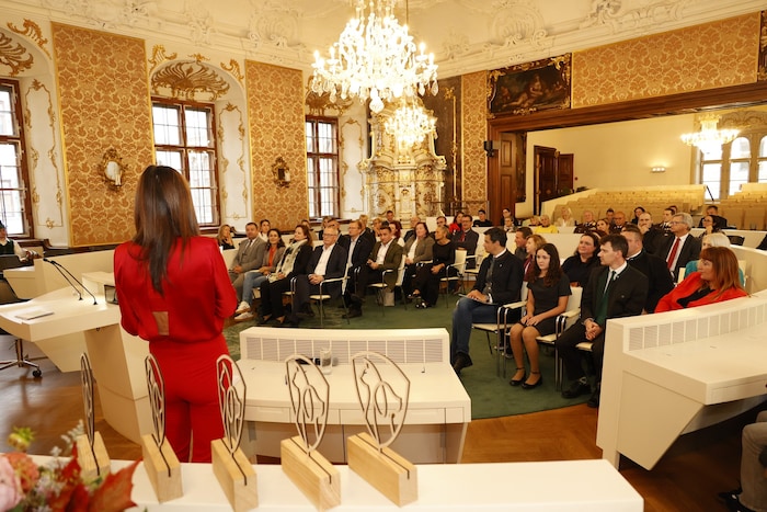 Unglaubliches Ambiente in der Grazer Landstube, das das Niveau und die Wertigkeit des ...