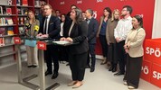 Geschlossenheit demonstrierte die SPÖ rund um Landesparteivorsitzenden Philipp Wohlgemuth und ...