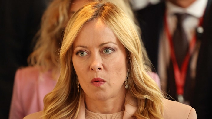 Italiens Ministerpräsidentin Giorgia Meloni hat sich zu den pro-palästinensischen ...