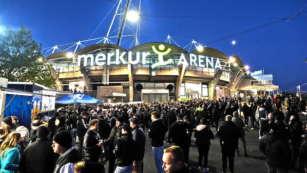 Endlich wieder ein echtes Heimspiel auf europäischer Bühne in der Merkur Arena. Das freute auch ...