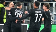 Sturm Graz jubelte über den ersten Sieg in der diesjährigen Europa-League-Saison.