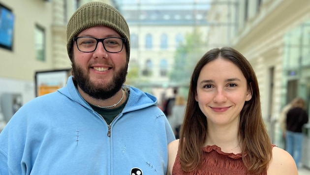 Niklas Liebminger und Valentina Simschitz stammen aus Kärnten und studieren in Graz.
