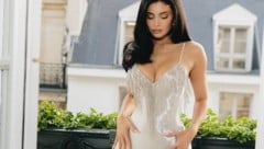 Kylie Jenner war mit diesem Look eindeutig der Hingucker bei der Schau von Schiaparelli.