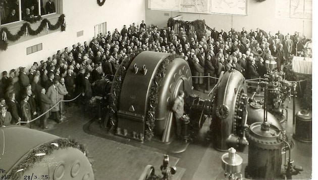 Vor 100 Jahren wurde das Kraftwerk Arnstein mit viel Politik-Prominenz in Betrieb genommen.