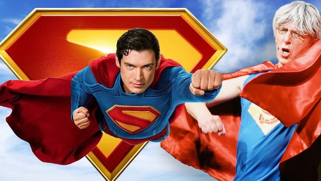 Der 88-jährige Wahl-Burgenländer Nick Treadwell als „Supermans Dad“. Kretaiv war er immer schon. ...