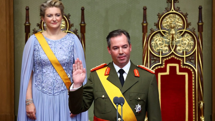 Luxemburgs neuer Großherzog Guillaume legt den Eid ab.