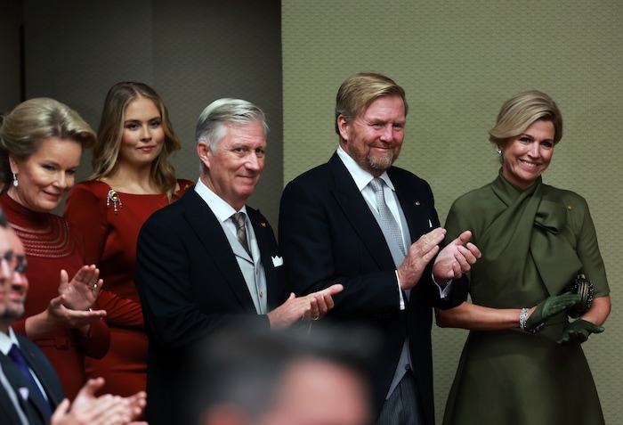 Königin Mathilde von Belgien, die niederländische Kronprinzessin Catharina-Amalia, Prinzessin ...