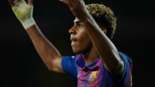 Mit 18 Jahren bereits einer der Besten der Welt: Barcelonas Lamine Yamal. 