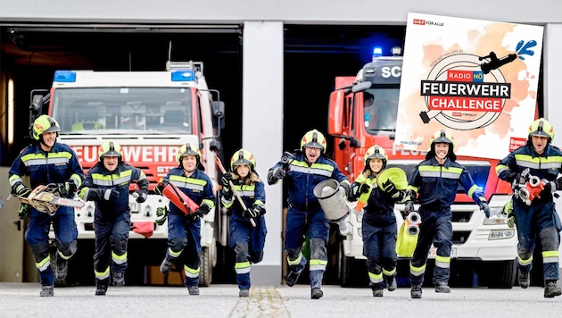 Kreative Ideen: Die Kameraden von der Freiwillige Feuerwehr Schwarzenau im Bezirk Zwettl probten ...