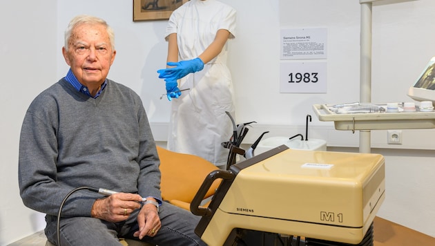 Gottfried Bachner gründete 1998 das Zahnmuseuem.