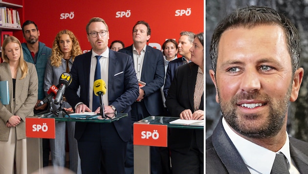Betretene Mienen bis in die hintersten Reihen: Fast schon theaterreif war der Auftritt der SPÖ ...