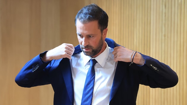 Georg Dornauer appeared before the media on Friday afternoon.