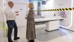 Weniger Personal und steigende Kosten – etwa ein mobiles MR-Linac: Haberlander war auf ...