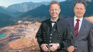 Mario Abl (links) und Wilfried Eichlseder begleiten die Eisenstraße auf ihrem Weg zum Welterbe.