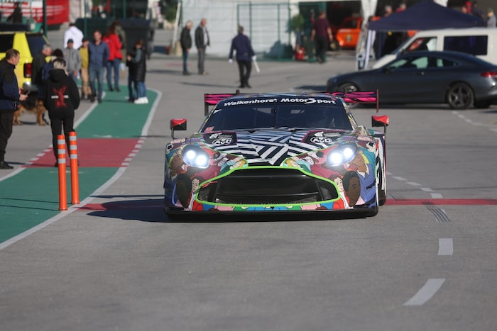 Christian Danner lenkte diesen Aston Martin.