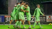 Die Bürmooser jubeln über den verdienten 3:1-Sieg in Puch.