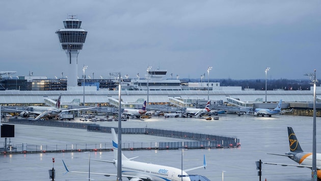 Der Flughafen München (Archivbild)
