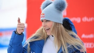 Daumen hoch! Lindsey Vonn will im Olympiawinter mehr.