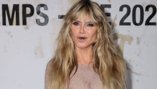 So gestylt hat man Heidi Klum vermutlich zum ersten Mal gesehen ...