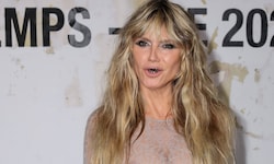 So gestylt hat man Heidi Klum vermutlich zum ersten Mal gesehen ...