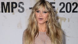 So gestylt hat man Heidi Klum vermutlich zum ersten Mal gesehen ...