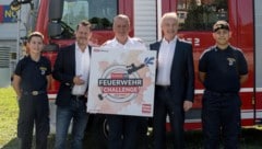 ORF-Landesdirektor Alexander Hofer , „Krone“-Geschäftsführer Gerhard Valeskini und Dietmar ...