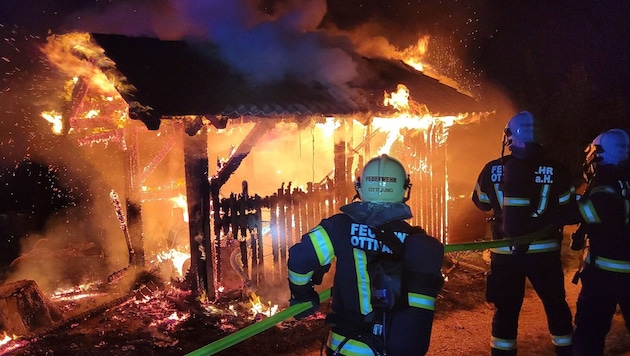 Die Flammen hatten das Gebäude schon erfasst