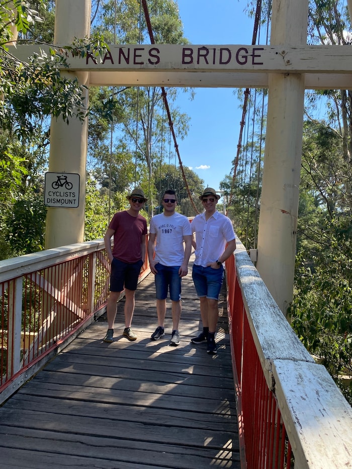 Das Gastspiel in Australien ermöglicht dem Trio auch tolle Ausflüge.