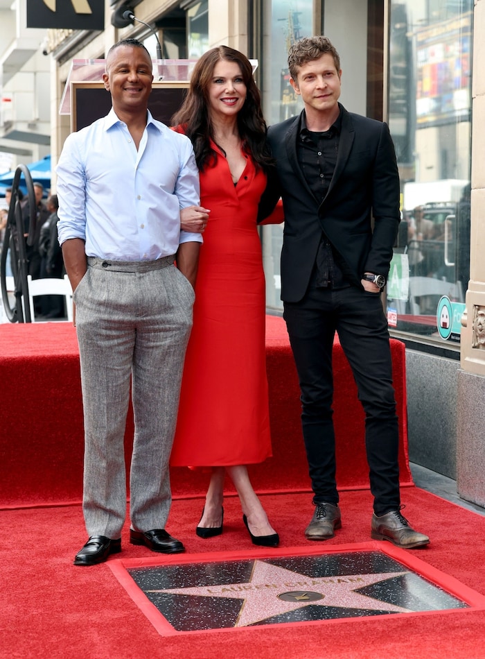 Yanic Truesdale, Lauren Graham and Matt Czuchry