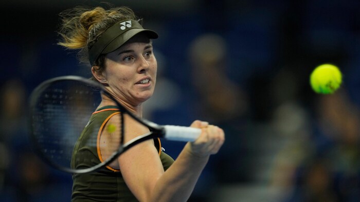 Linda Noskova wartet im Finale auf die US-Amerikanerin.