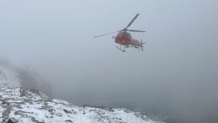 Nebel und Wind machten eine Montage unmöglich.