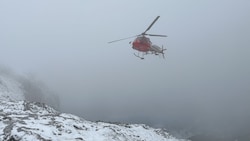 Nebel und Wind machten eine Montage unmöglich.