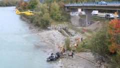 Ein erstes Bild von der Unfallstelle.