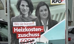 Dieses Plakat erzürnt die ÖVP.