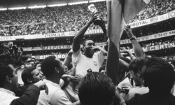 In Mexiko holte Pele mit Brasilien 1970 den begehrten Coupe Jules Rimet.